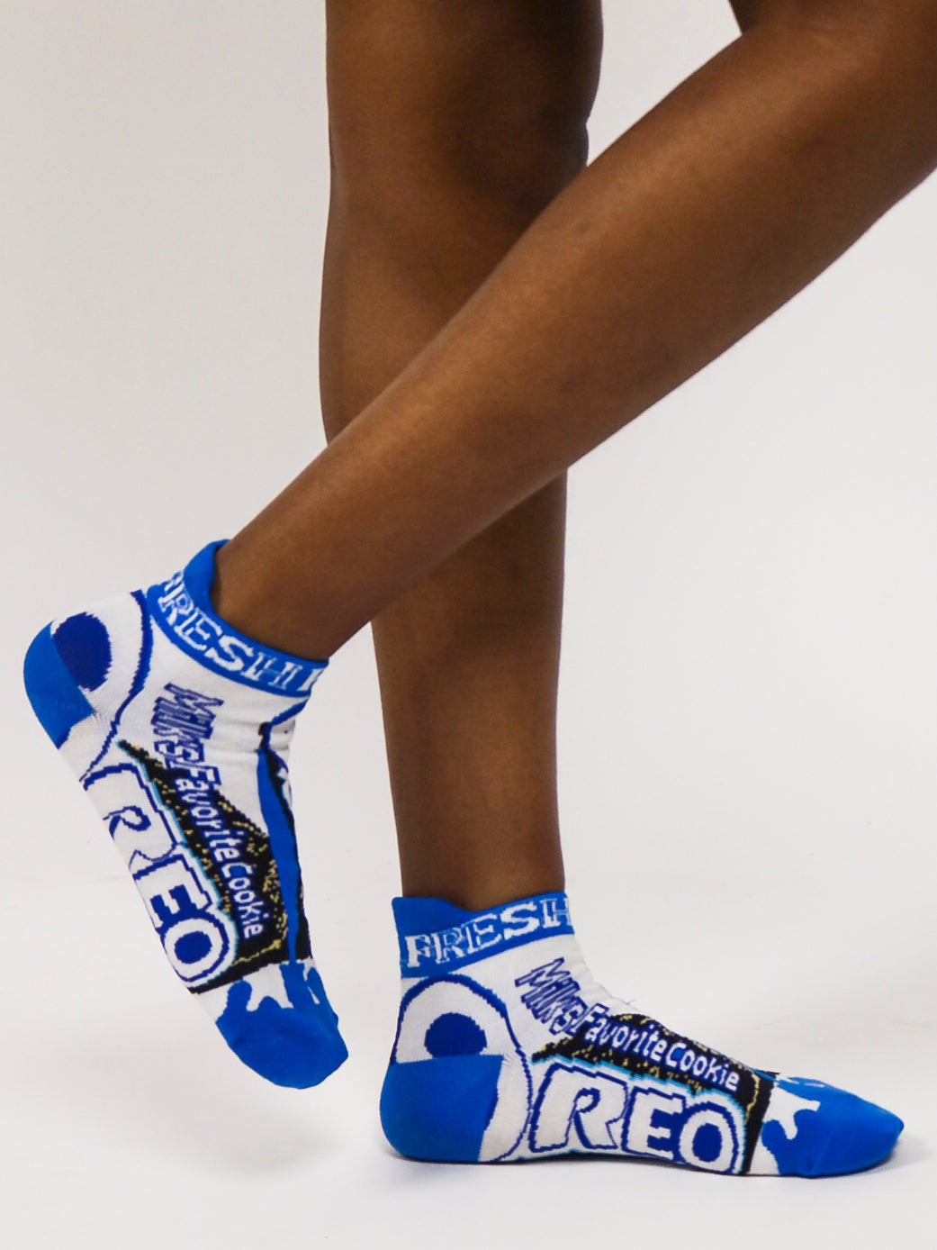OREO Unisex Ankle Socks (Blue)