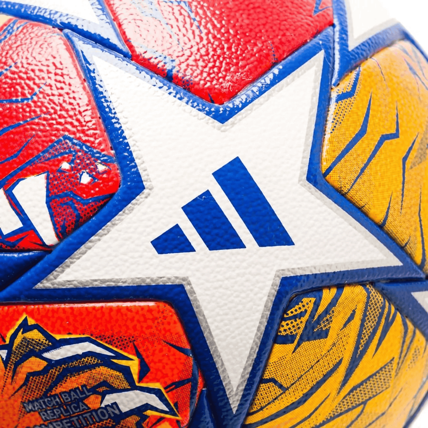 Adidas Football Competition Champions League London 2024 - White/Glow Blue/Flame Orange