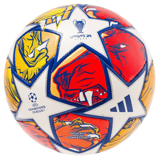 Adidas Football Competition Champions League London 2024 - White/Glow Blue/Flame Orange