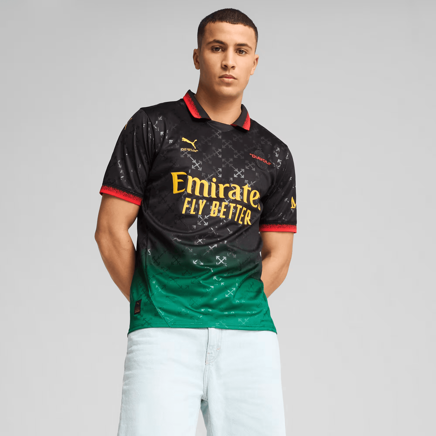 AC MILAN x OFF-WHITE™ Replica Jersey with Shorts