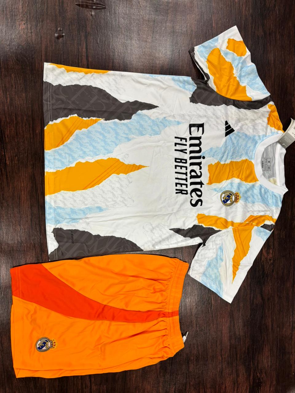 Real Madrid 24/25 Pre-Match Jersey with Shorts