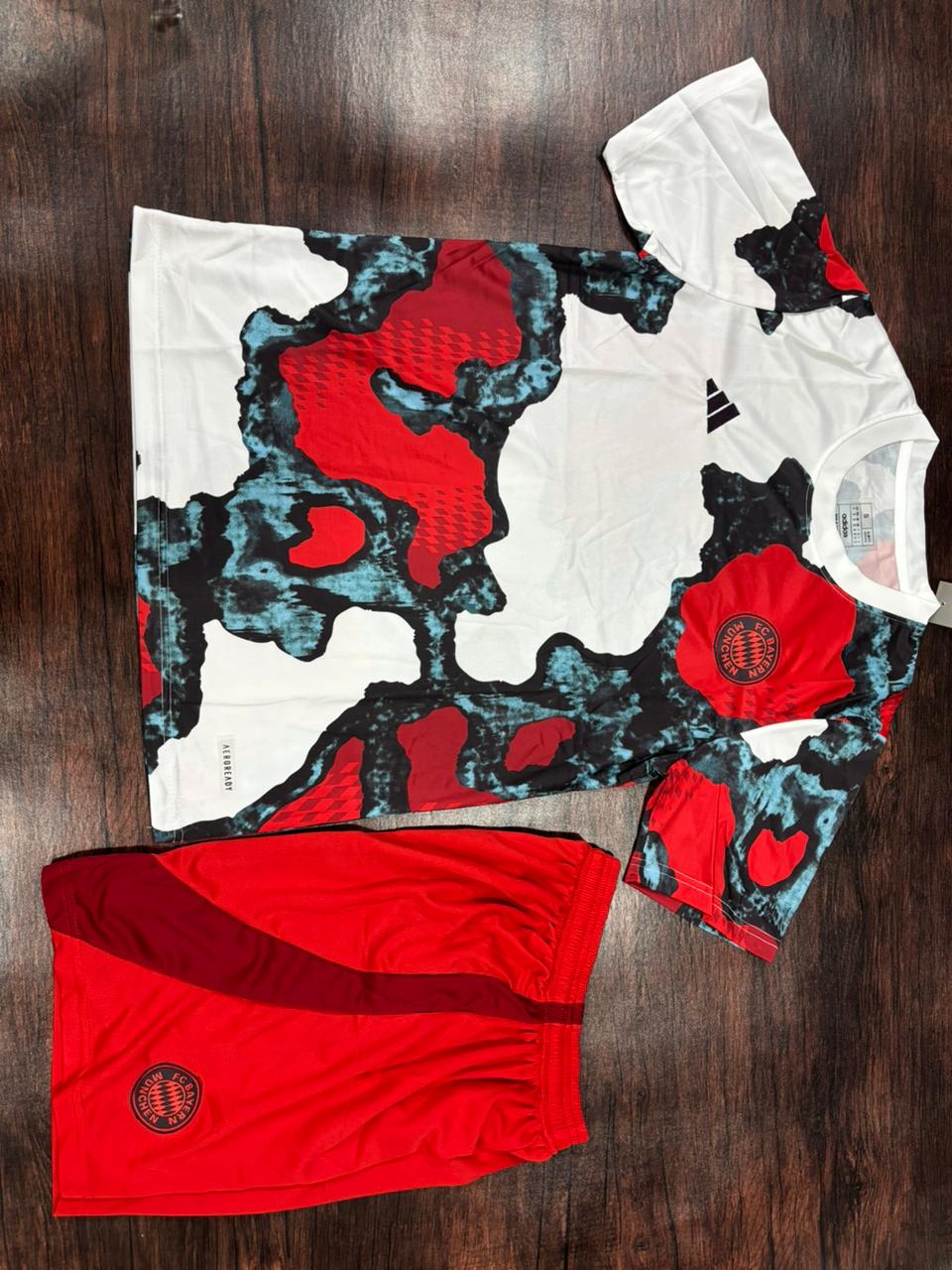 F.C. Bayern Munich 24/25 Pre-Match Jersey with Shorts