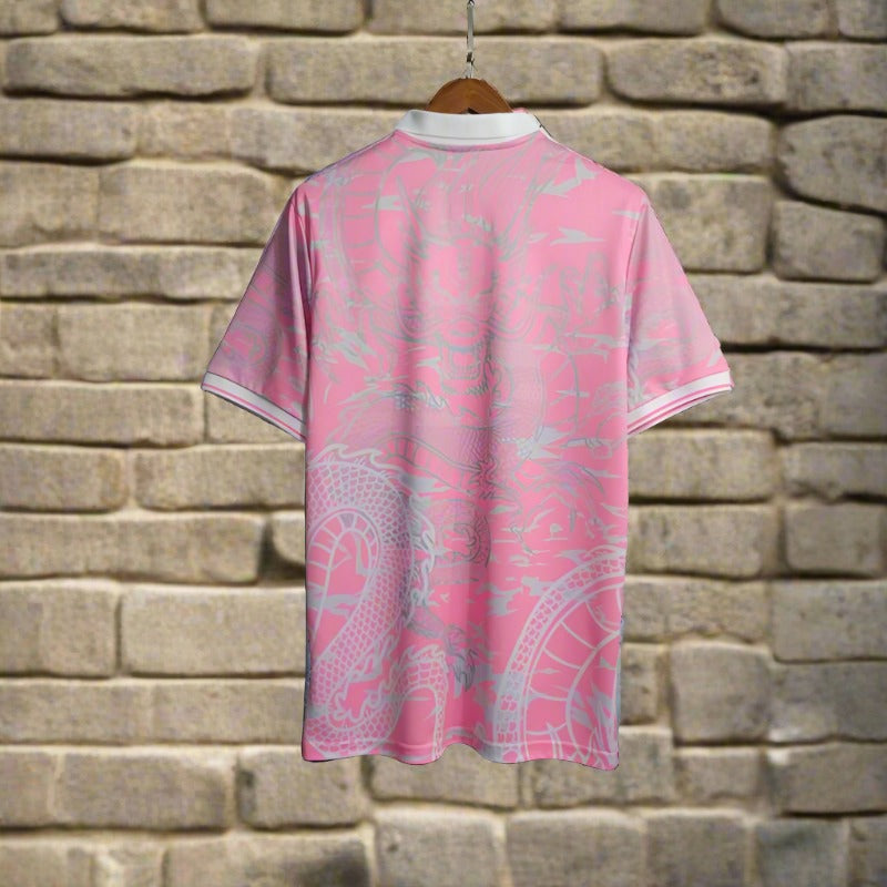 Real Madrid Pink Dragon Edition 23-24 Jersey with Shorts