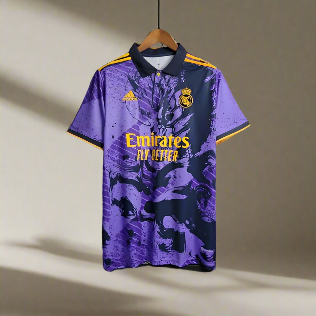 Real Madrid Special Edition Purple 23-24 Jersey with Shorts