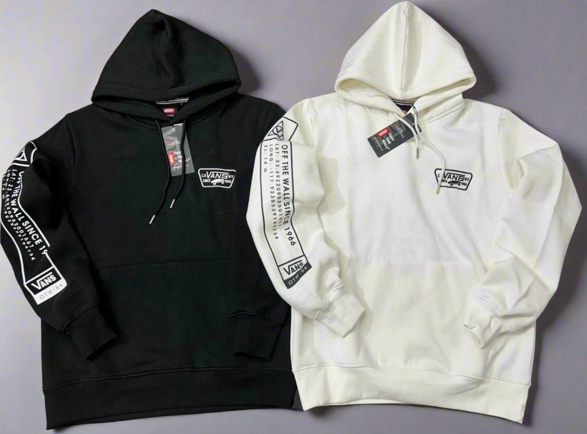 Vans Three Thread Kangaroo Pocket Unisex Cotton Hoodie