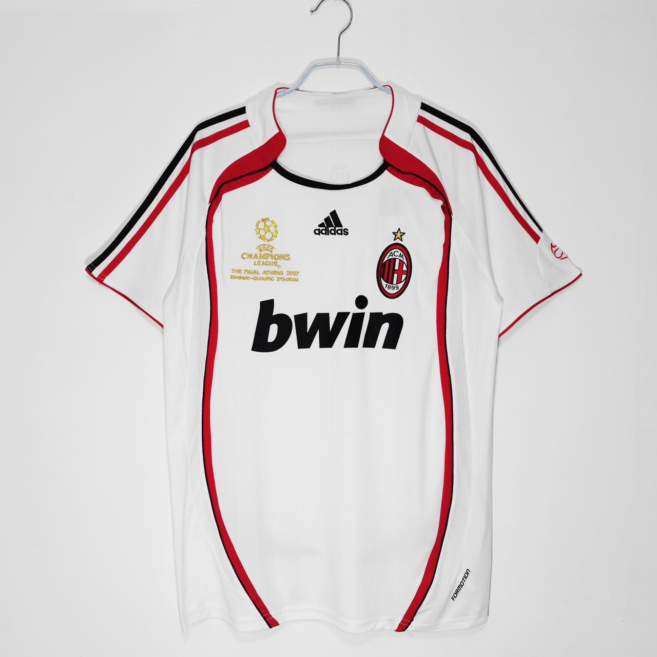 AC Milan Champions League The Final Athens 2007 Retro Away Jersey without Shorts