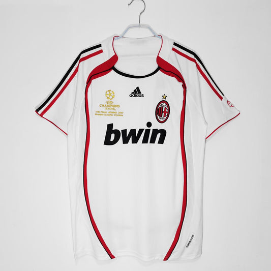 AC Milan Champions League The Final Athens 2007 Retro Away Jersey without Shorts