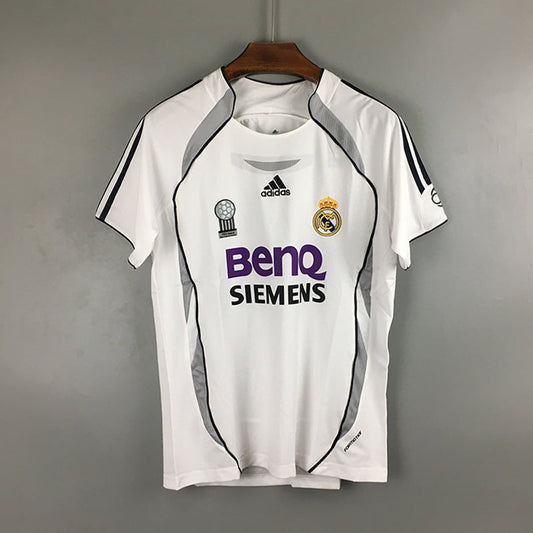 Real Madrid Home 2006-2007 Retro Jersey without Shorts