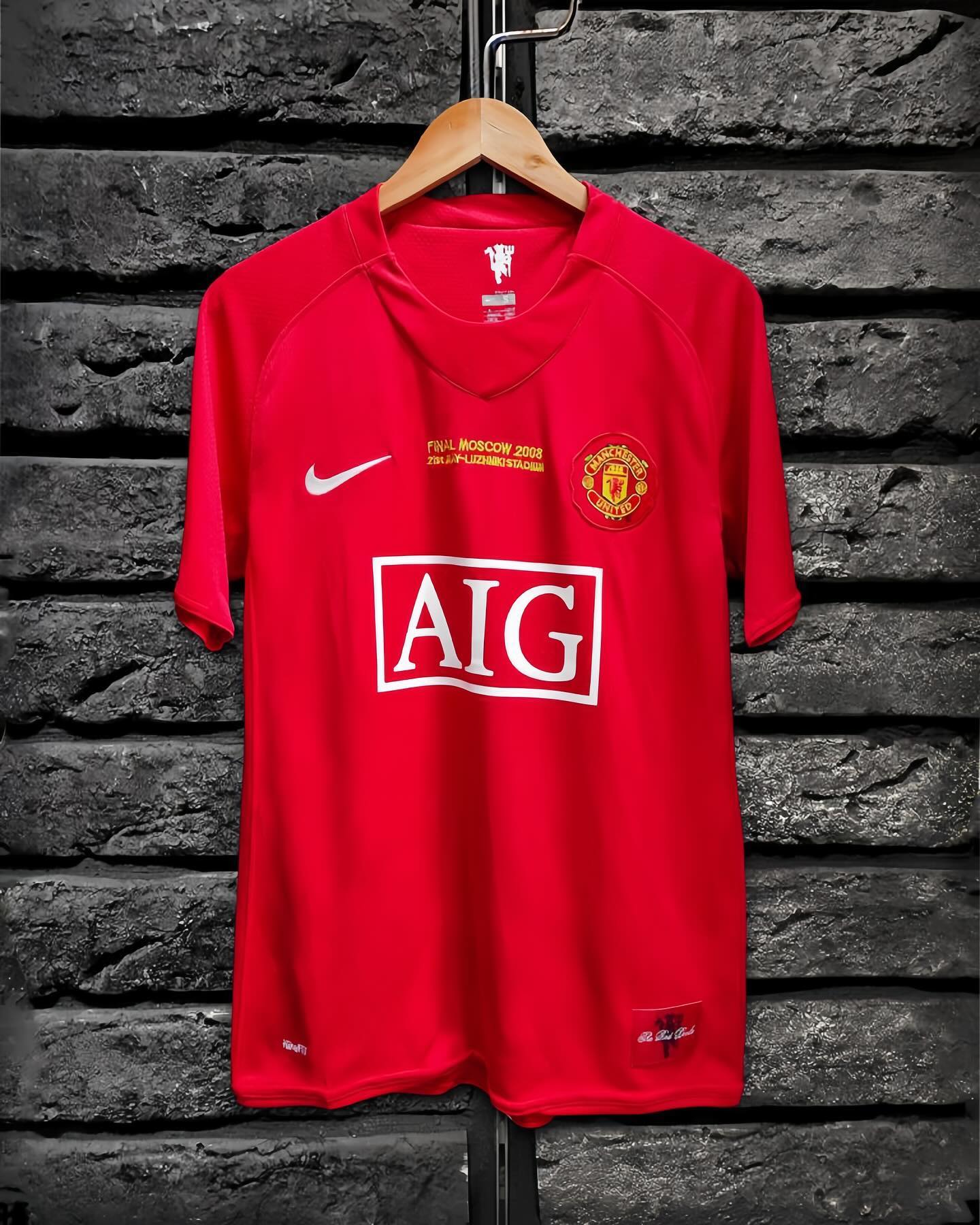 Manchester United Final Moscow 2008 21st May-LUZHNIKI STADIUM Edition Jersey with Shorts
