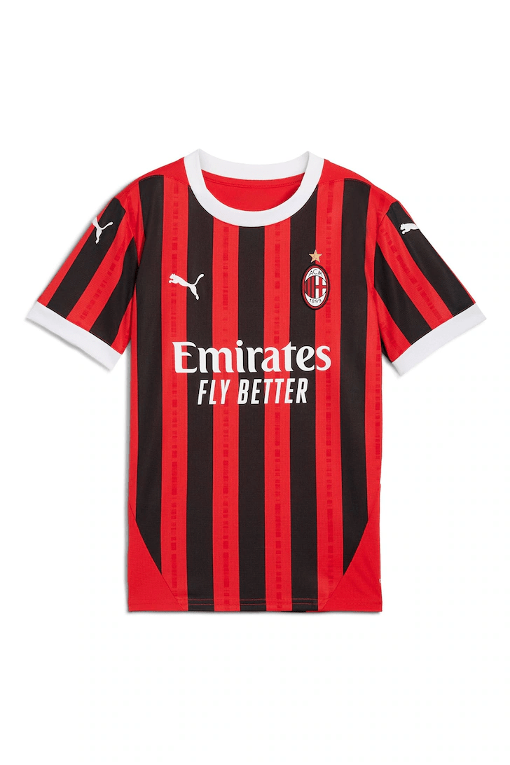 AC Milan 24/25 Authentic Home Jersey with Shorts
