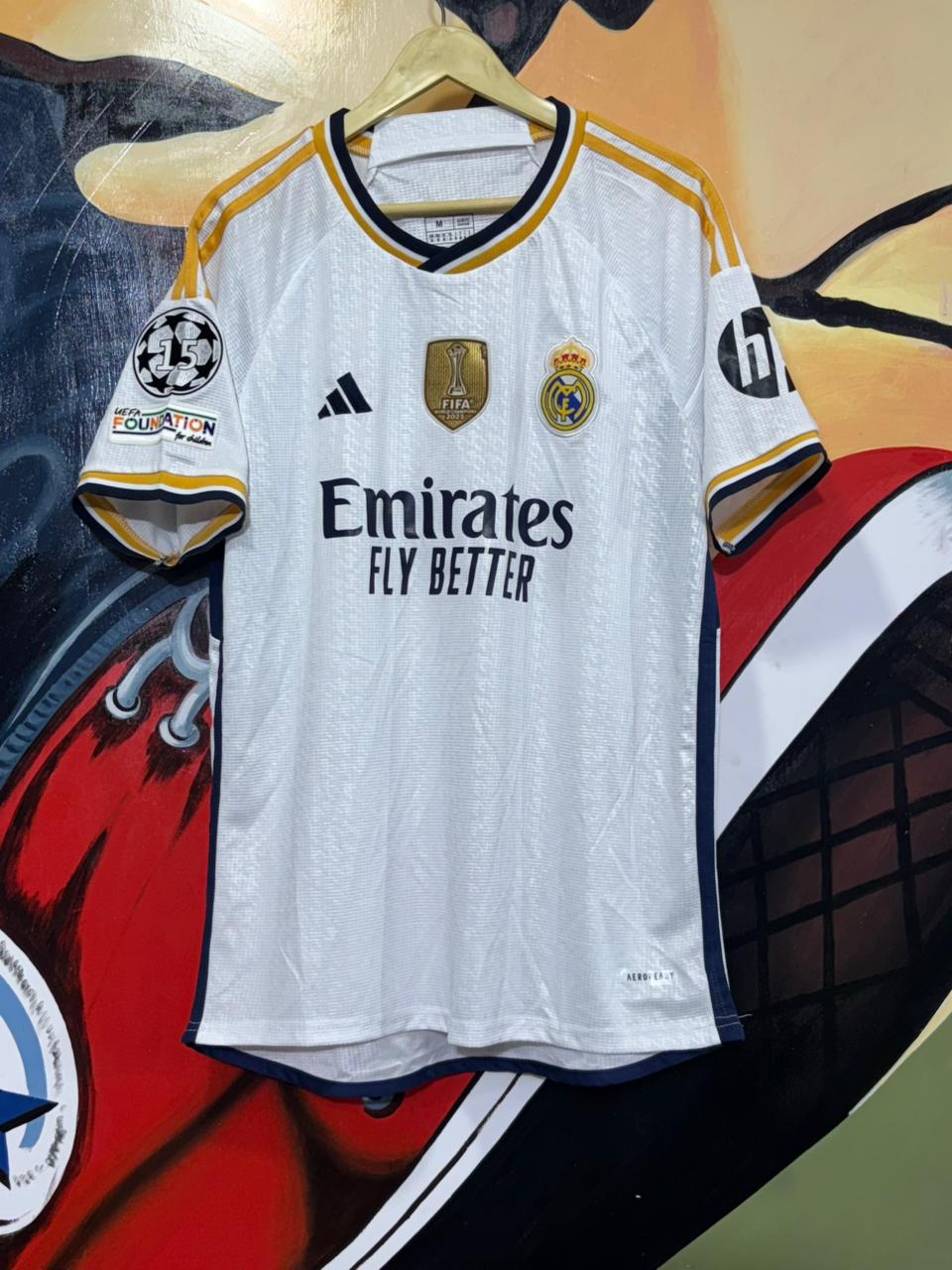 Real Madrid 23/24 Home Jersey Stadium Edition without Shorts