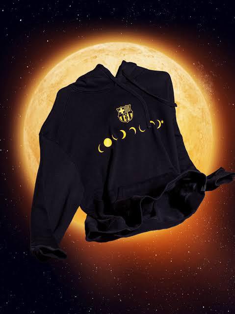 F.C Barcelona Official Coldplay Limited Edition Unisex Cotton Fleece Hoodie