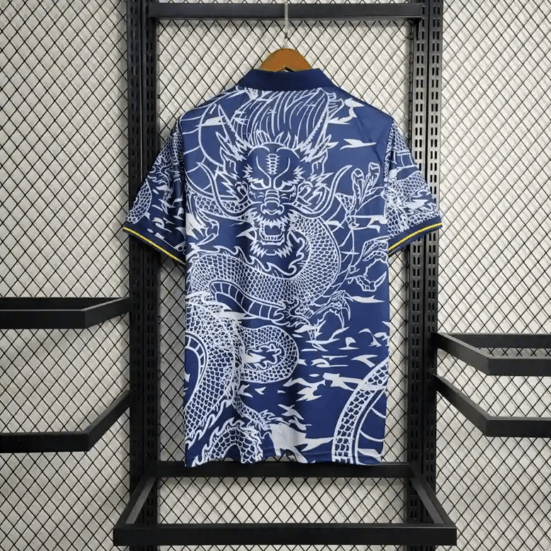 Real Madrid Blue Dragon Jersey with Shorts