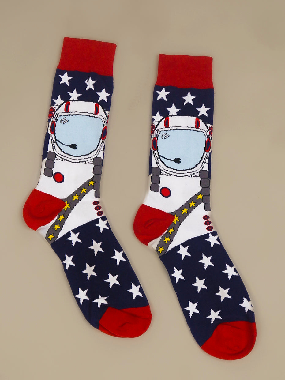 Astronaut Unisex Crew Socks