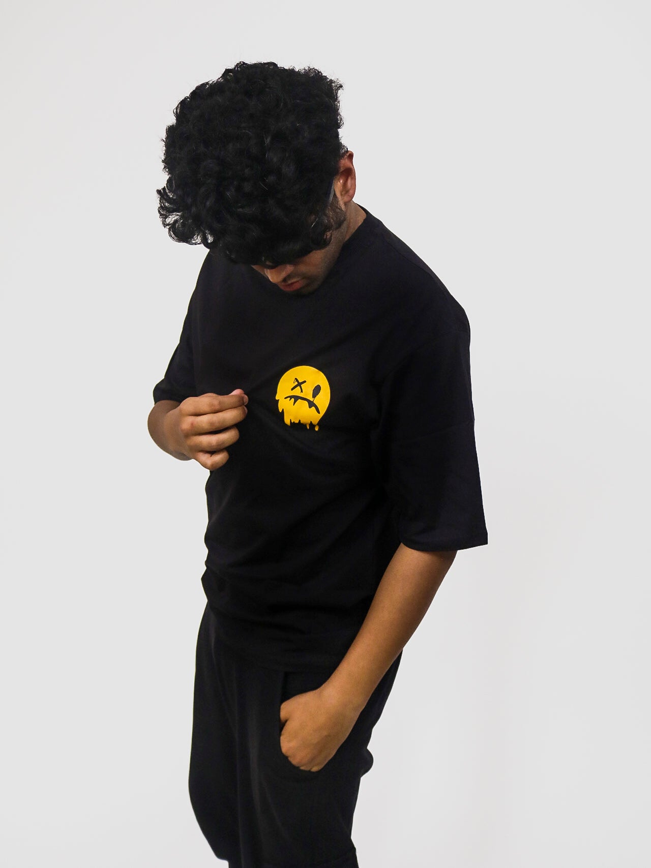 No More Rules Oversized 100% Cotton Vantablack Printed Unisex T-shirt