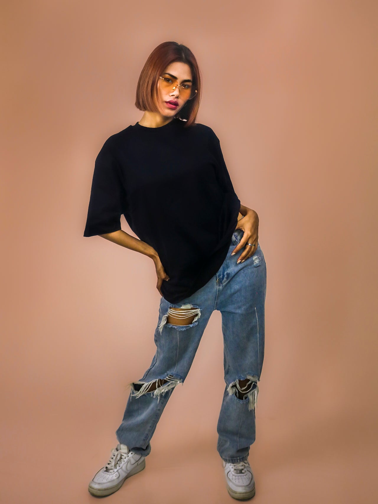 September 1992 Limited Edition Oversized 100% Cotton Vantablack Printed Unisex T-Shirt