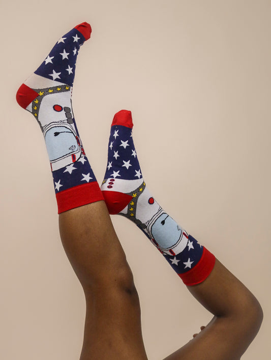 Astronaut Unisex Crew Socks