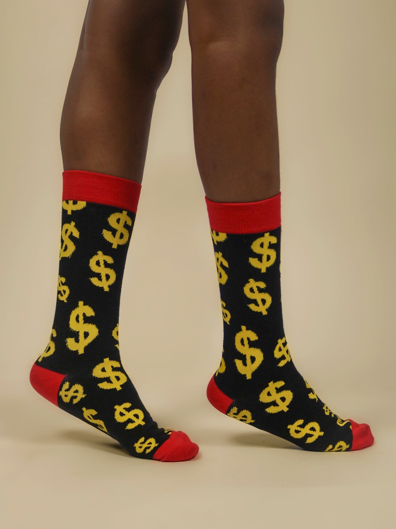 Dollar Unisex Crew Socks (Black)