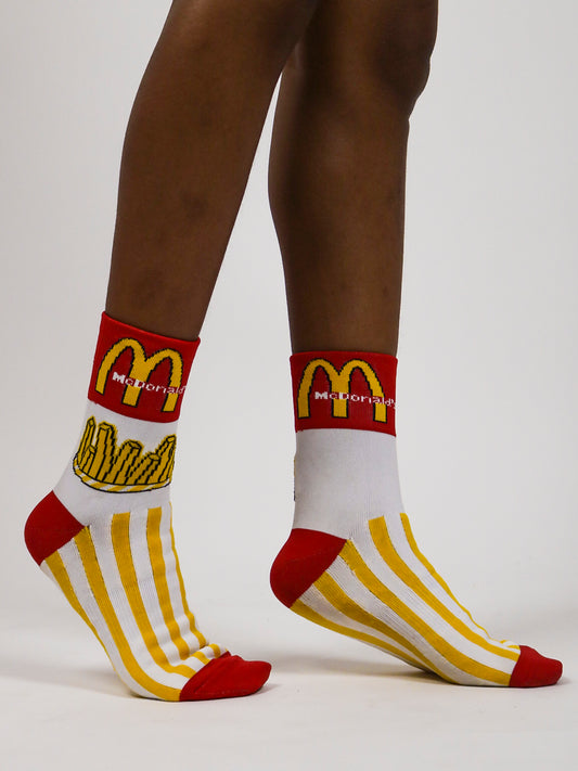 McDonald's Unisex Crew Socks (White)