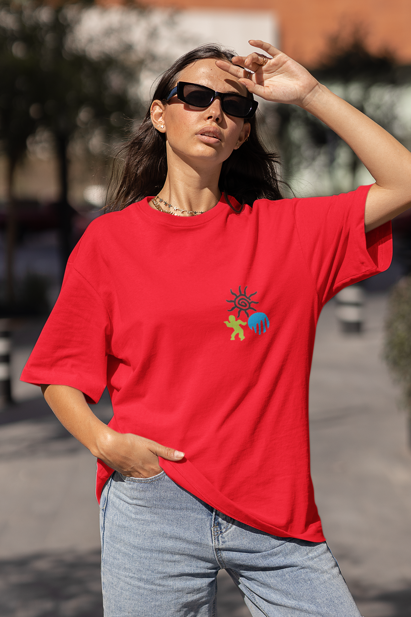 Rituals Of The Spirit Oversized 100% Cotton Printed Unisex T-Shirt
