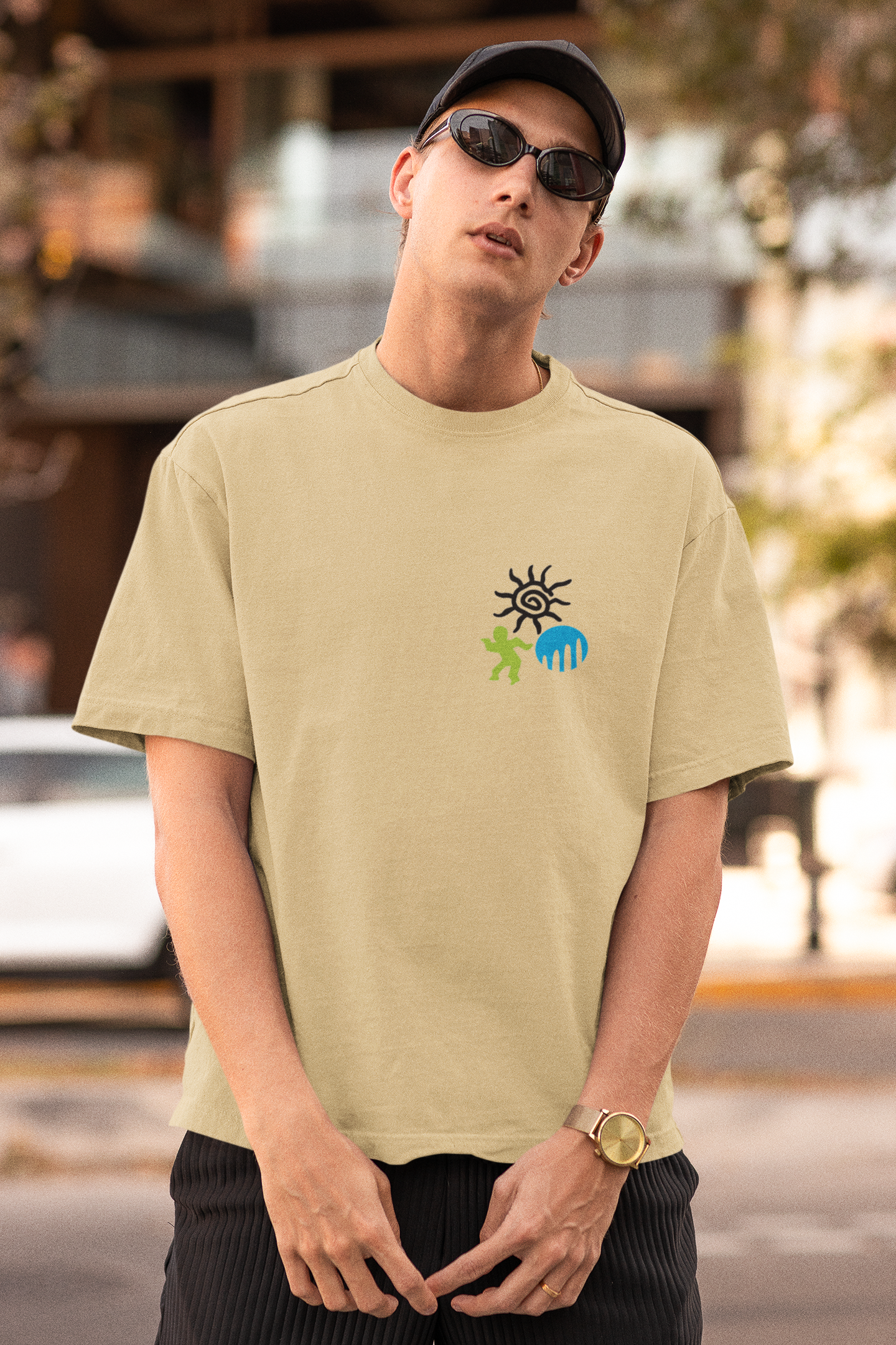 Rituals Of The Spirit Oversized 100% Cotton Printed Unisex T-Shirt